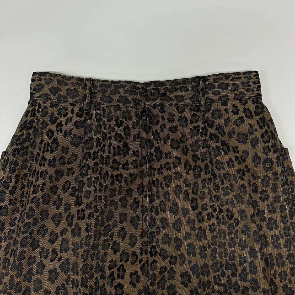 펜디 레오파드 로고 스커트 상품이미지6