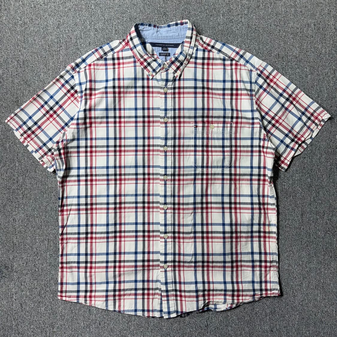 타미힐피거 체크 셔츠 ( XXL/OLD-7689 ) 상품이미지1