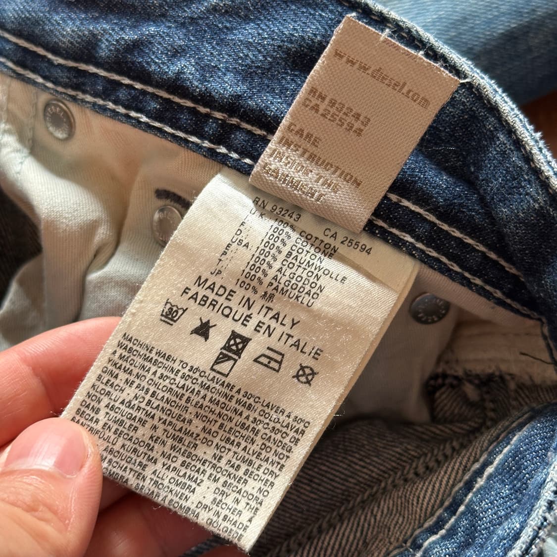 Diesel larkee cotton denim pants 상품이미지10