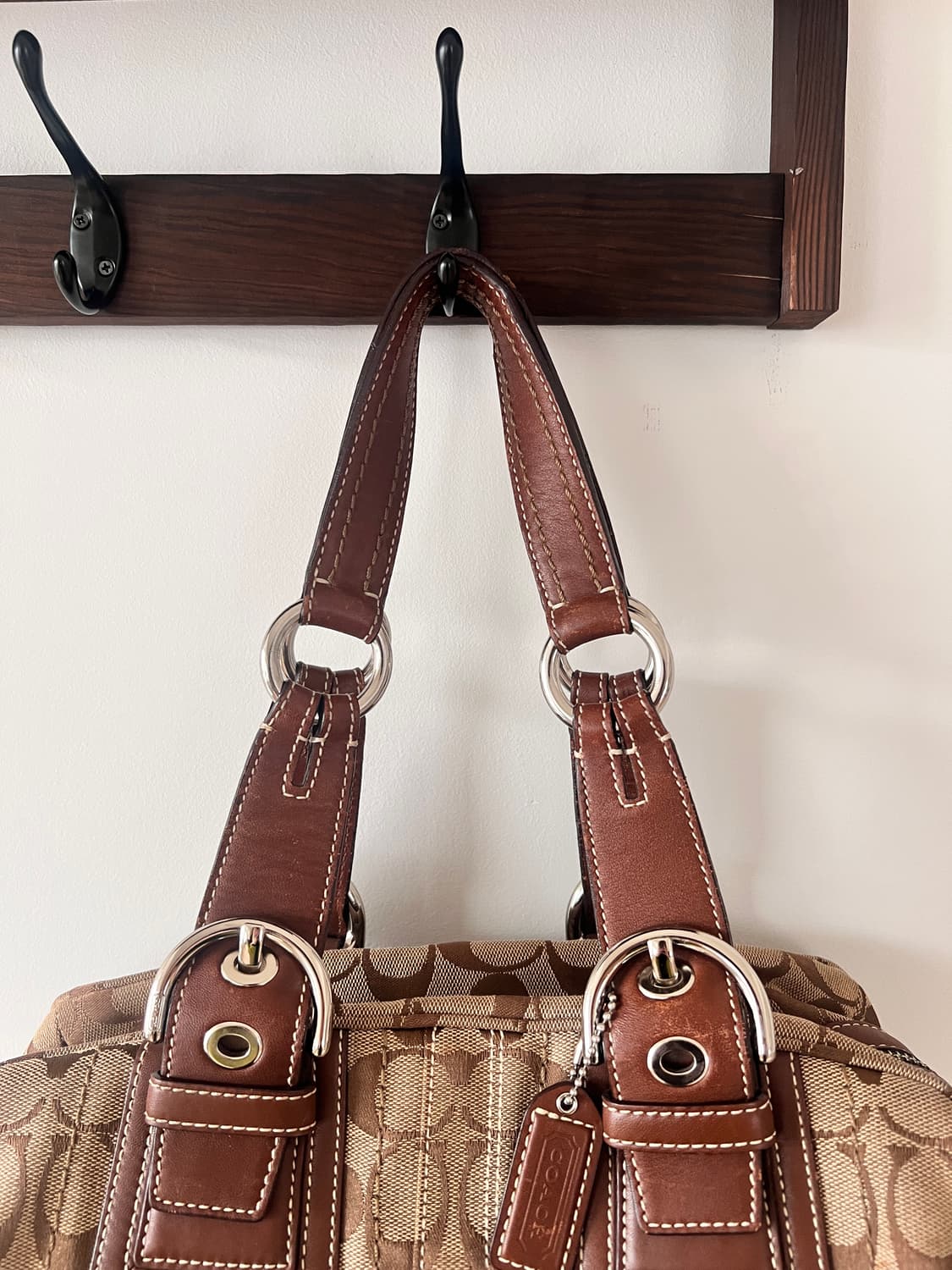 코치 시그니처 패브릭 숄더백 상품이미지3