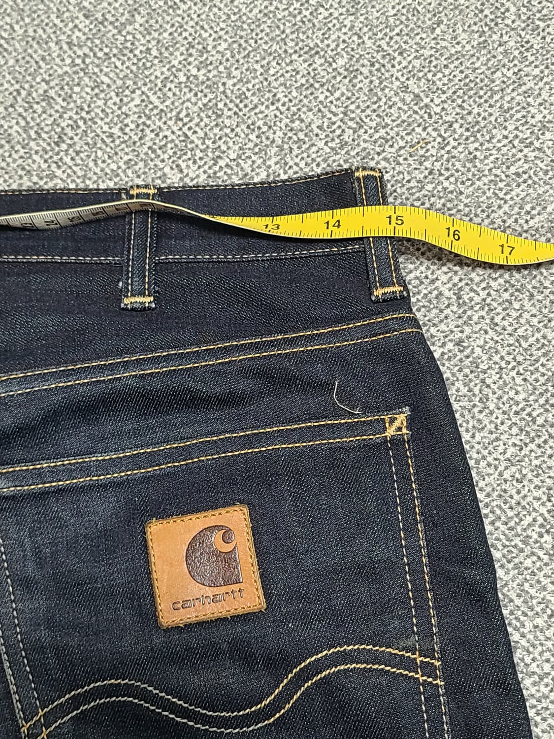 칼하트 말로우 팬츠 28x32 다크 워시28-30  인치 상품이미지8