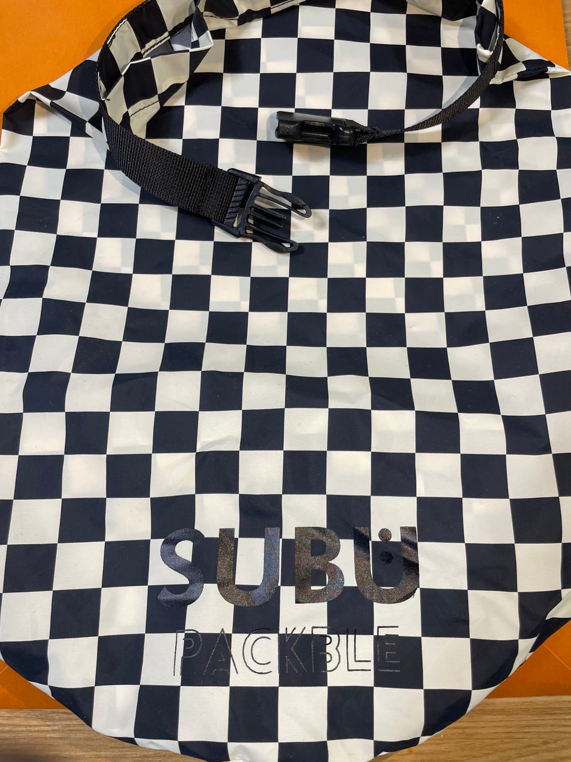 SUBU×ETC SEOUL 1사이즈 (250-260) 네이비×화이트 체커 상품이미지4