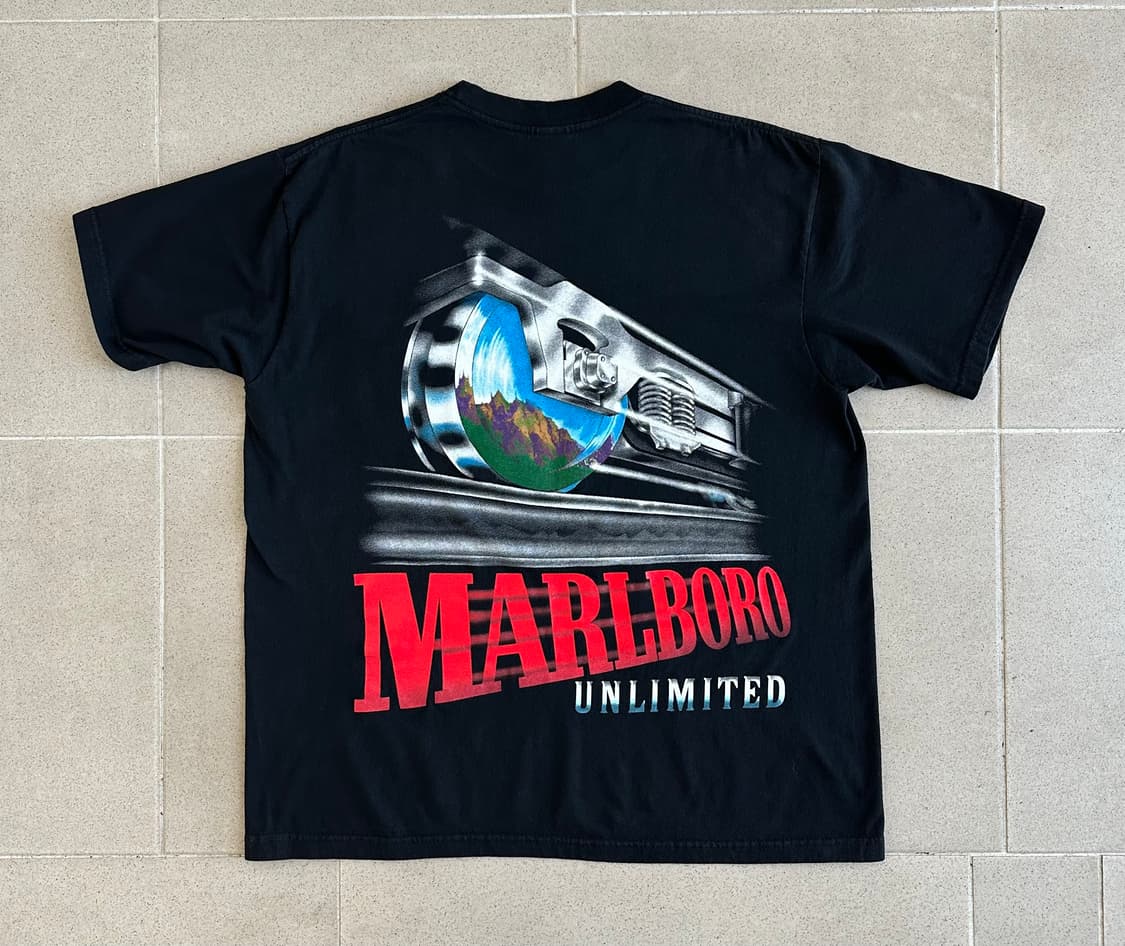 90s 빈티지 말보로 Unlimited Train 티셔츠 상품이미지1