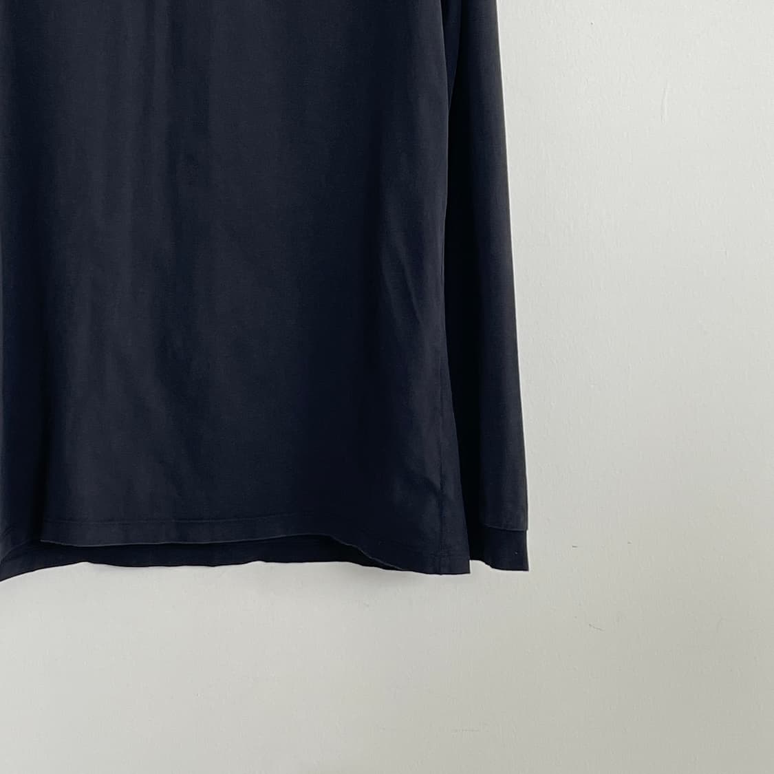 MSGM 로고 블랙 긴팔 티셔츠 상품이미지4