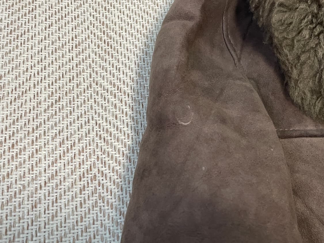 핸드메이드 리얼 스웨이드 시어링 카 코트 상품이미지4