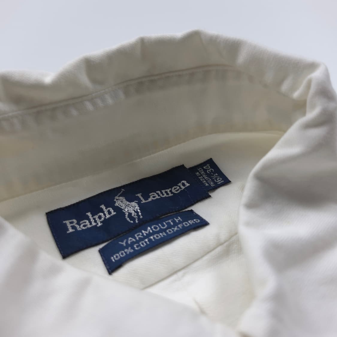 폴로 랄프로렌 박시핏 옥스포드 화이트 셔츠 (110) 상품이미지4