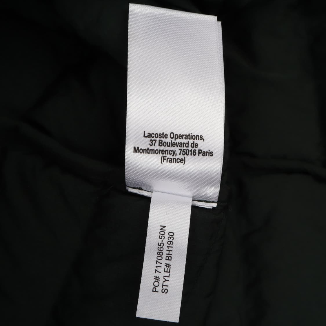 라코스테 후디 나일론 네이비 경량패딩 상품이미지10