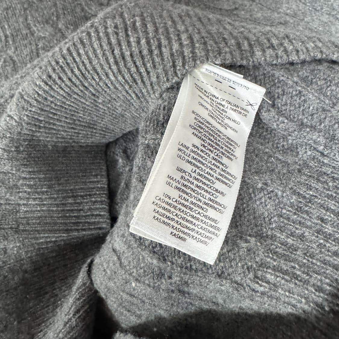 폴로랄프로렌 꽈배기니트 여성 M사이즈  상품이미지4