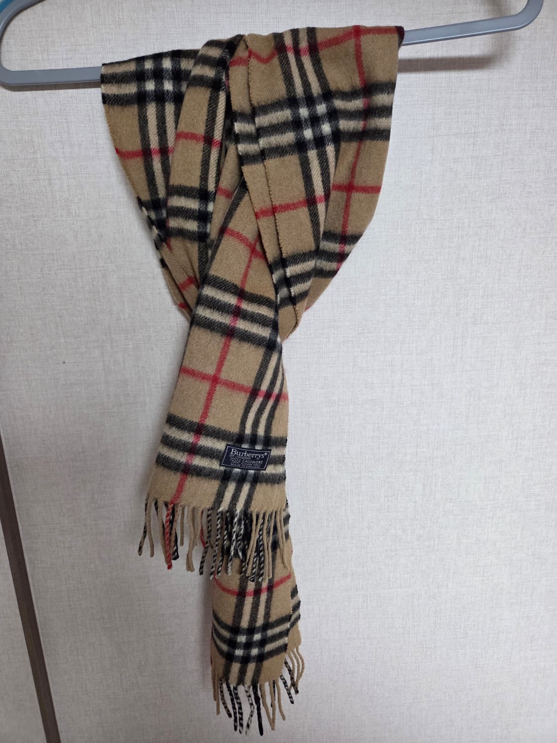 버버리 노바체크 캐시미어 머플러 상품이미지3