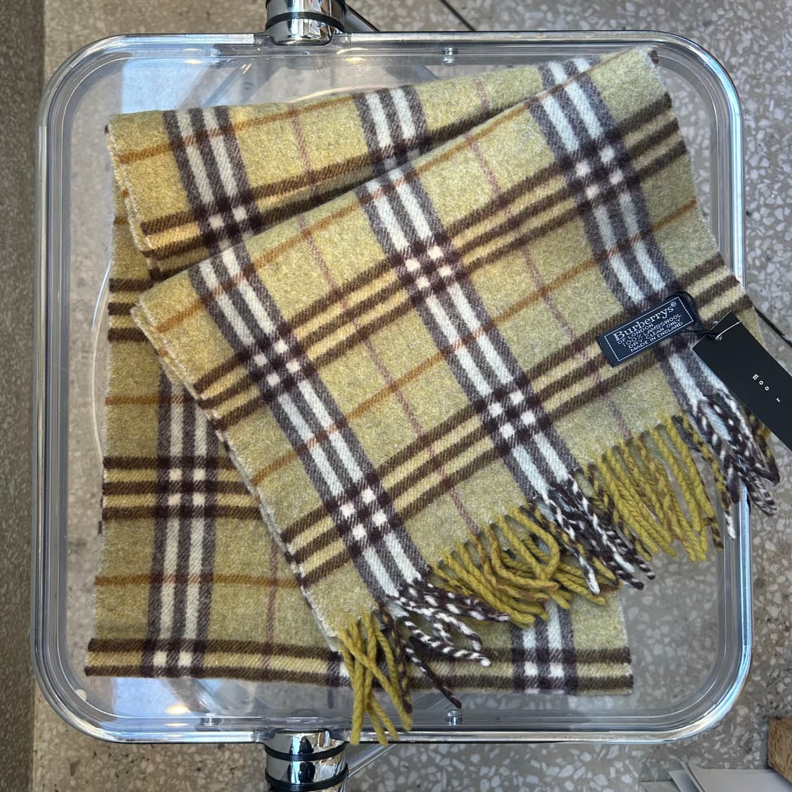 BURBERRY LAMBSWOOL muffler Beige 상품이미지2