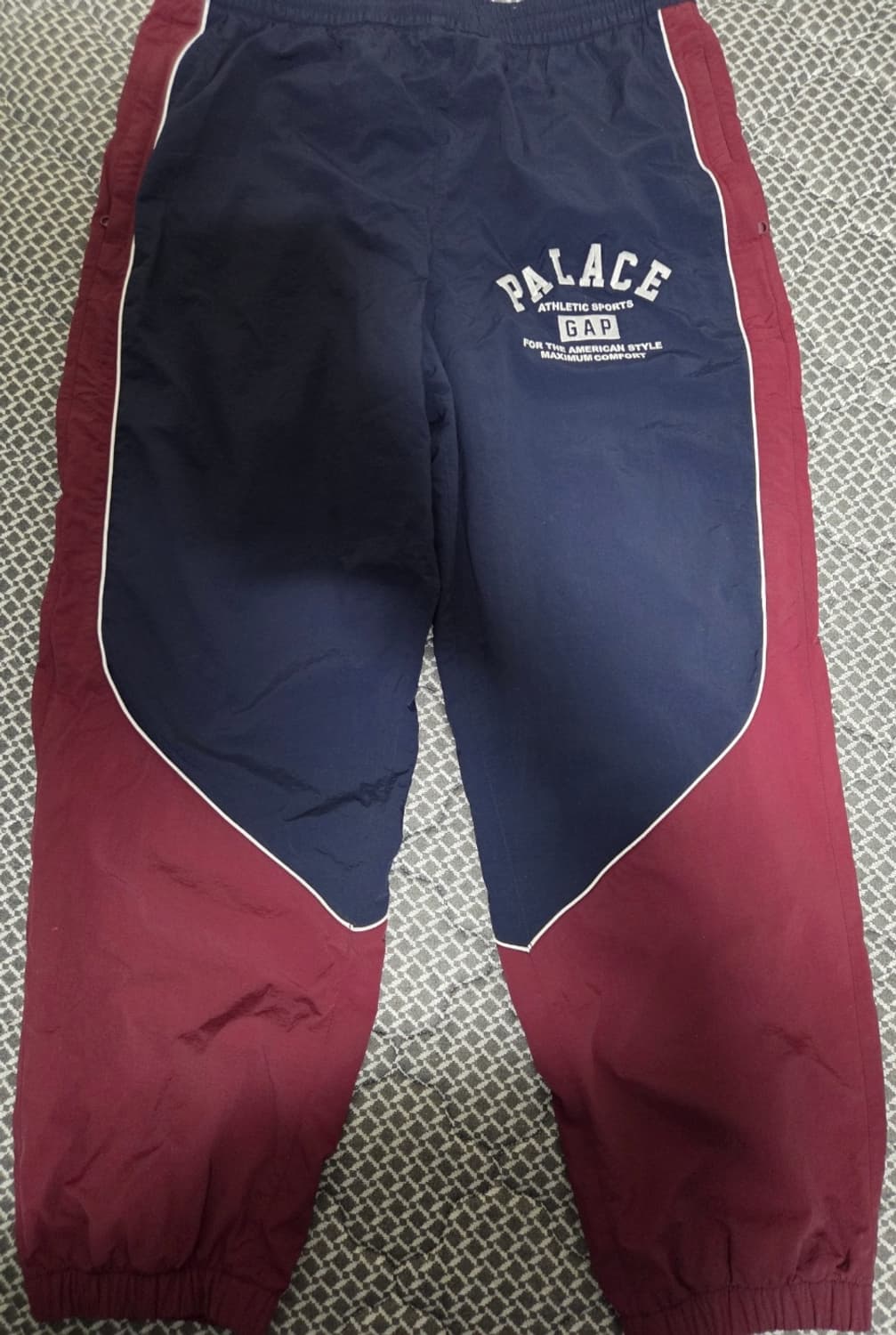 팔라스 x 갭 나일론 트랙 바텀 네이비 레드 L 상품이미지3