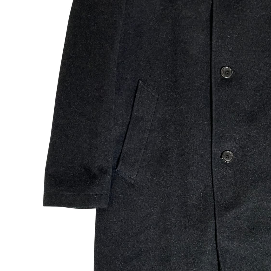 요지 야마모토 싱글 울코트 상품이미지4