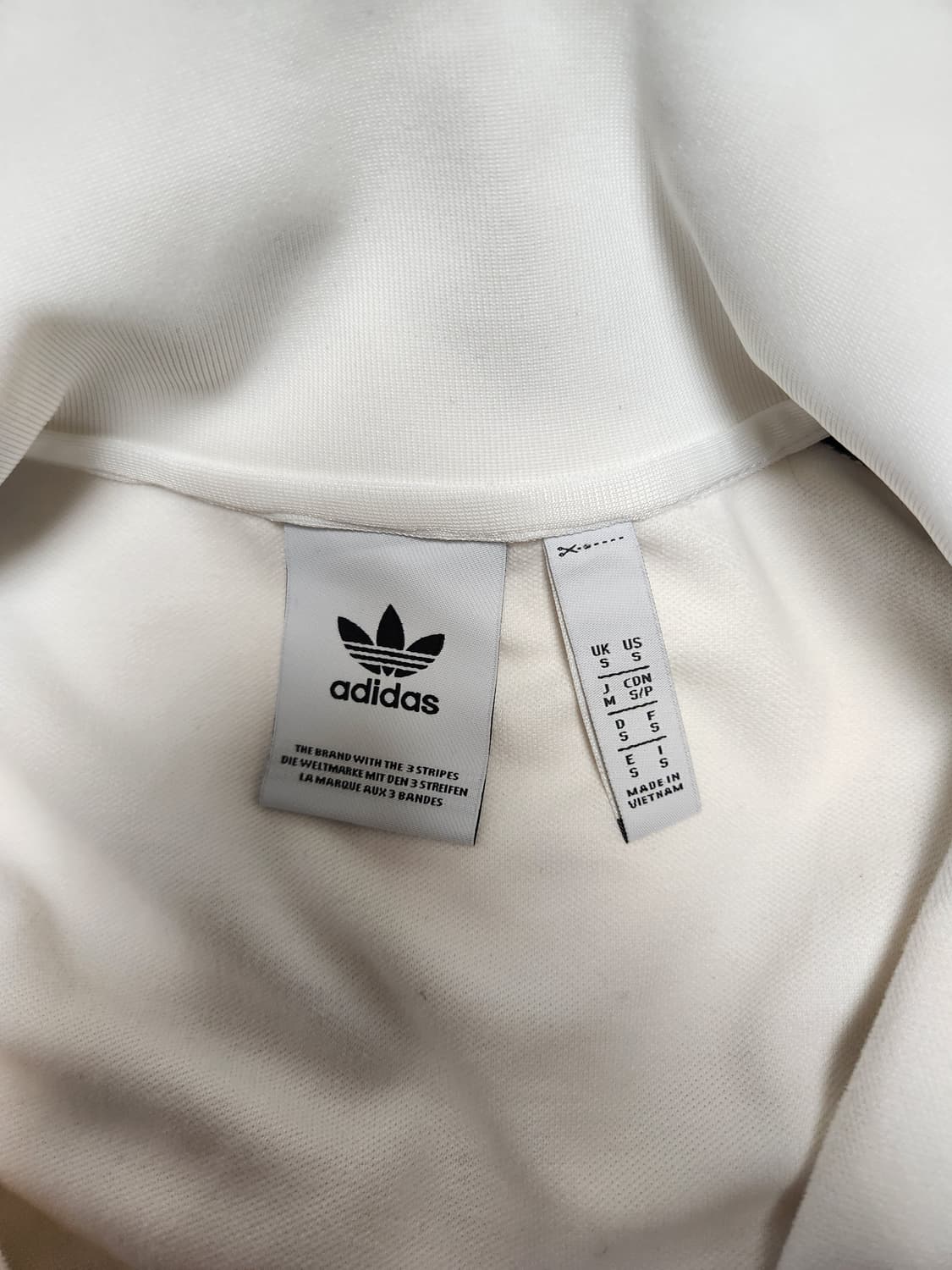 아디다스 베켄바우어 TT 트랙탑 흰색 S 상품이미지3