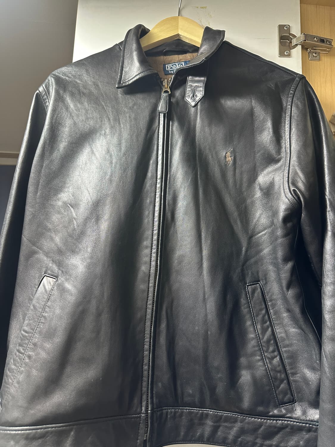 폴로 레더자켓 L사이즈 상품이미지1