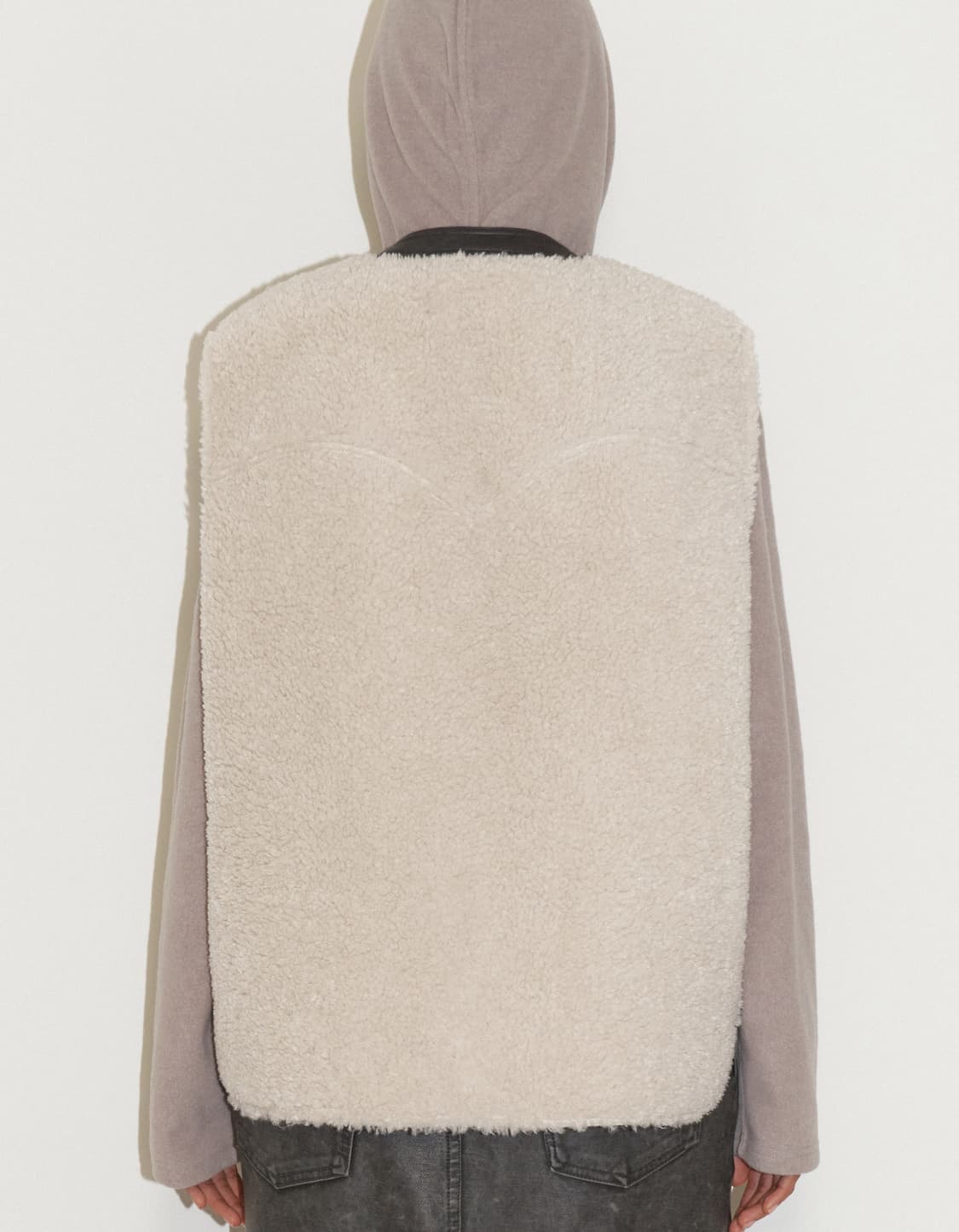 폴리수엠 시어링 레더 베스트 상품이미지5