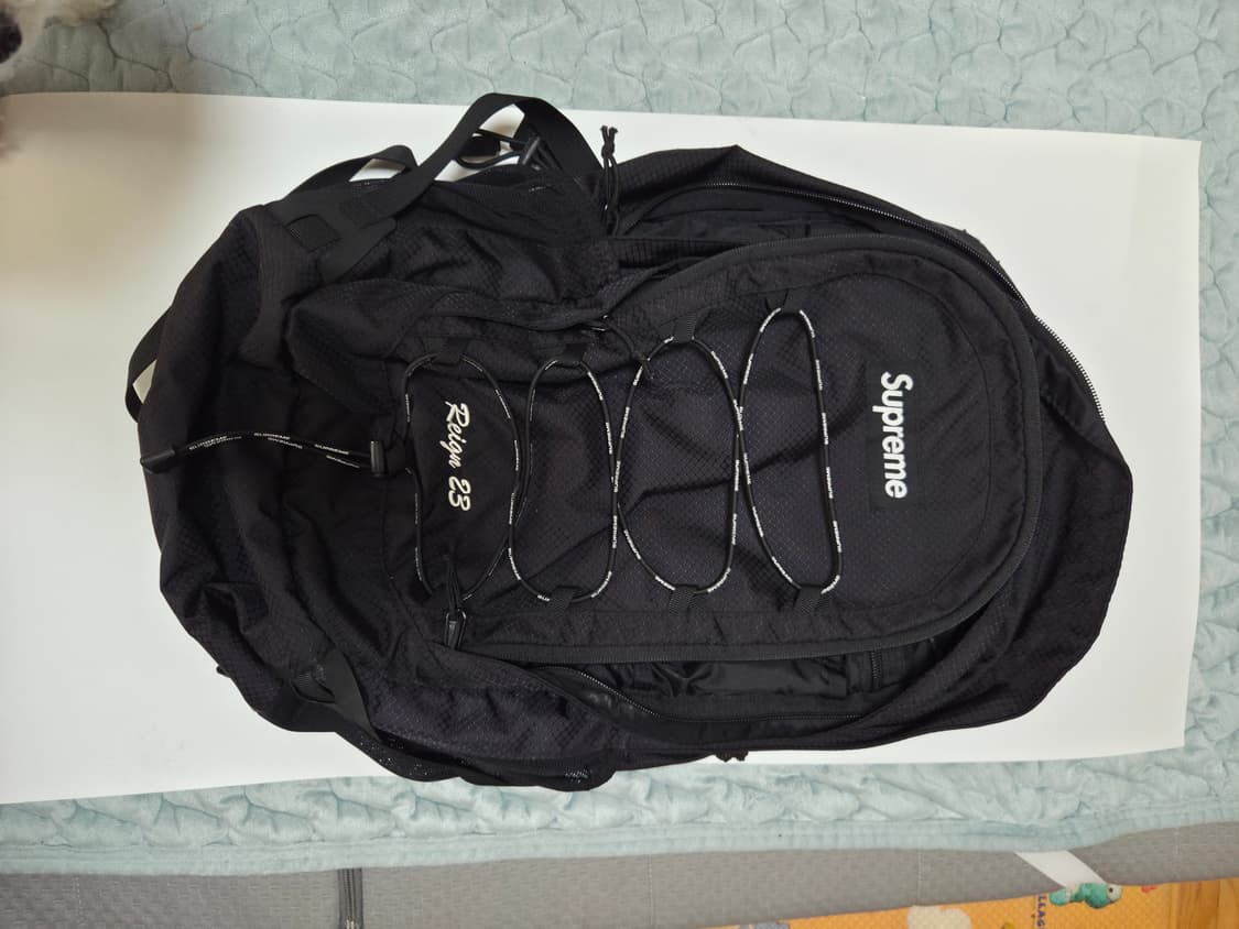 슈프림 22ss 백팩 블랙 상품이미지1