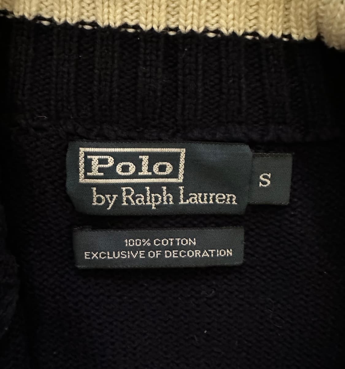 폴로 랄프로렌 빅포니 뉴욕 니트집업 S 상품이미지3