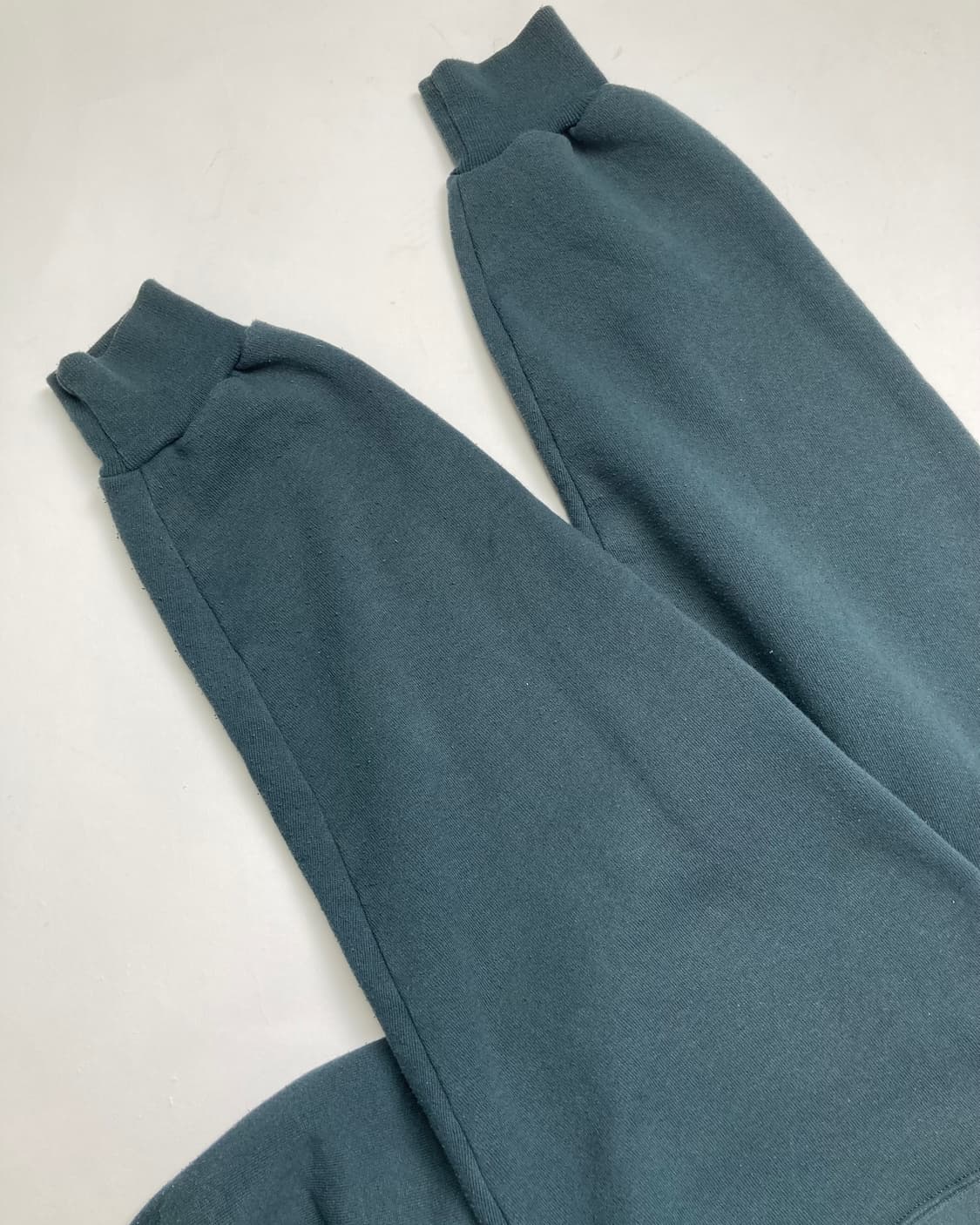 90s Russell Zip Up Hoodie (sage green) 상품이미지8