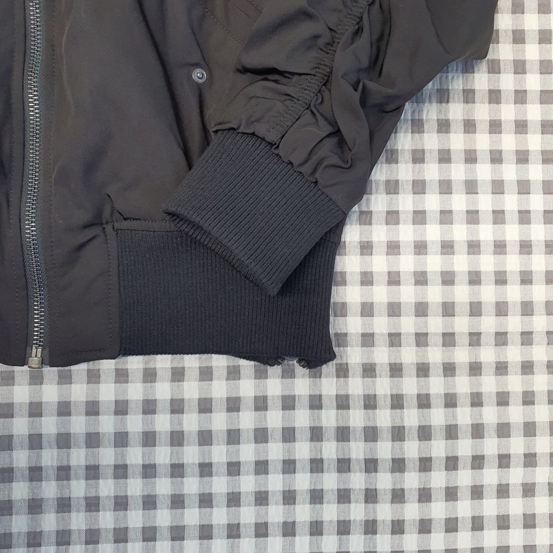 자라 셔링 봄버 집업자켓 남자95 상품이미지4