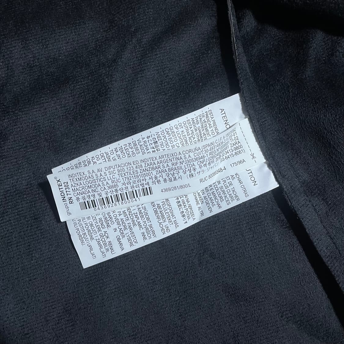 [L] ZARA 자라 레더 셔츠 상품이미지6