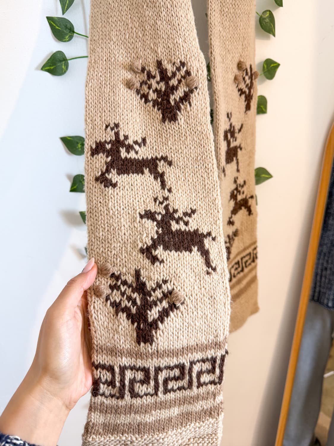 사슴 노르딕 머플러 상품이미지2