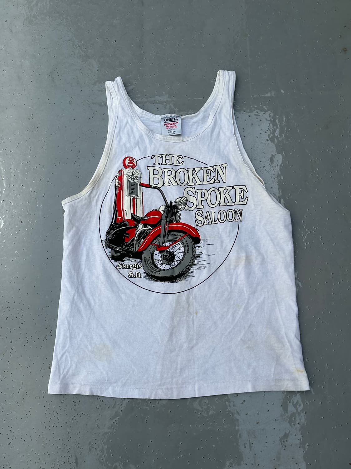 [빈티지] •90s Vintage Broken Saloon Tee  상품이미지1