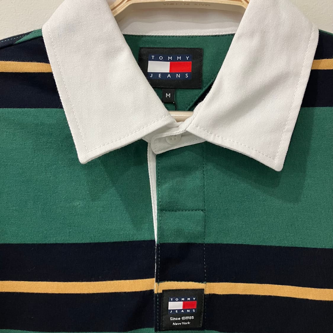 302 타미힐피거 스트라이프 카라티 럭비티 상품이미지2