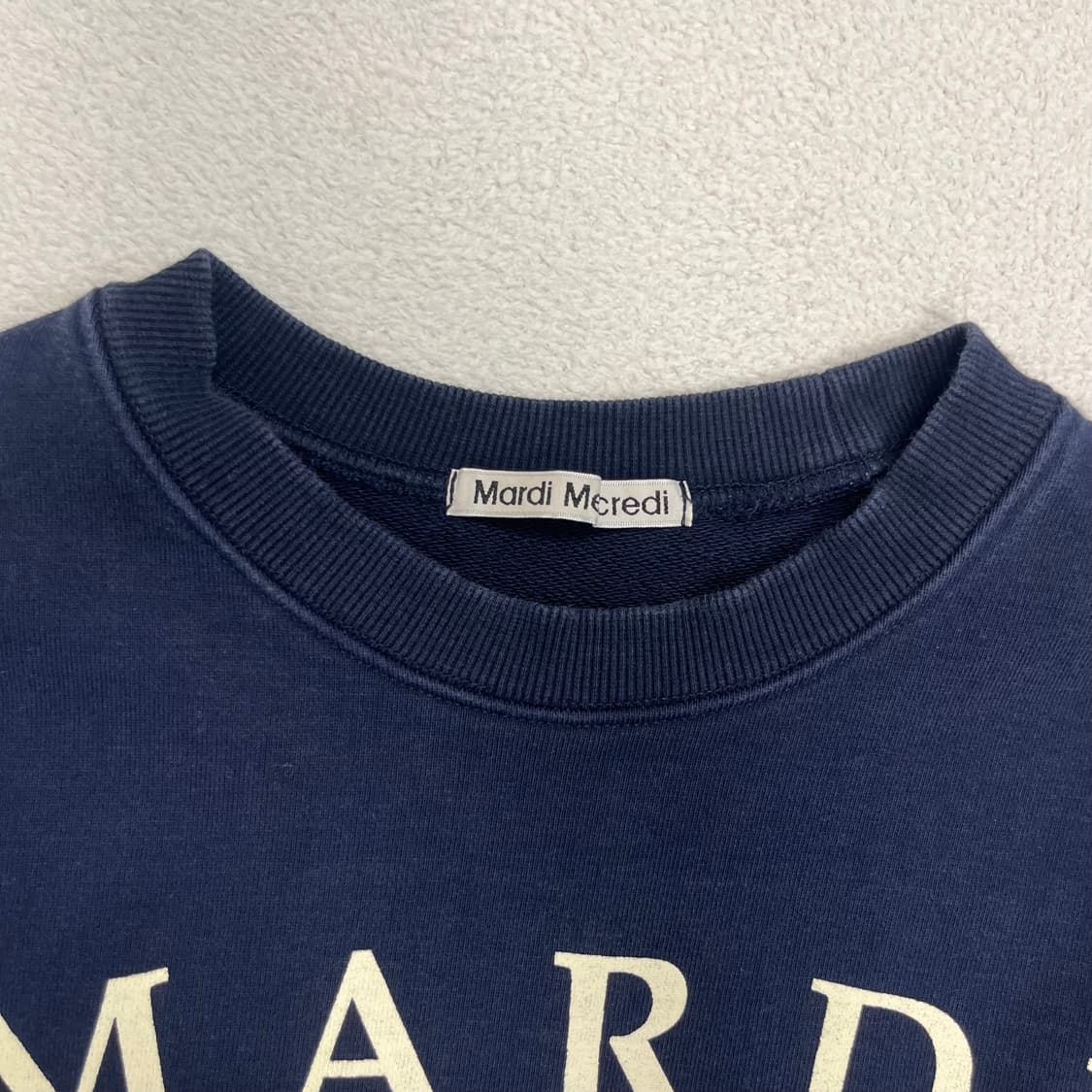 Mardimercredi navy sweatshirt 상품이미지5