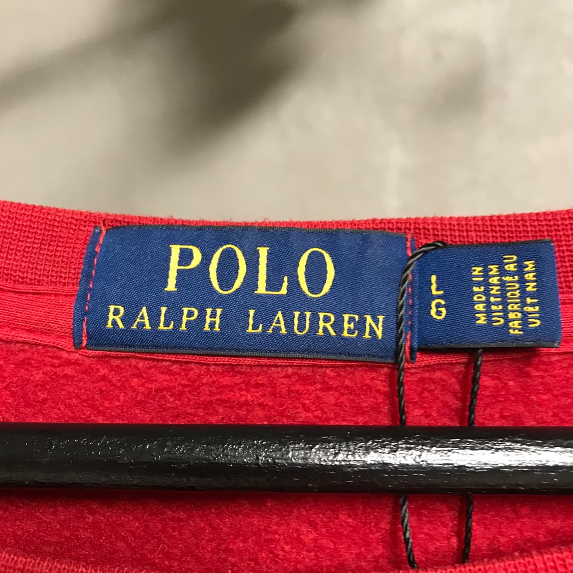 폴로 랄프로렌 맨투맨 레드 L 상품이미지5