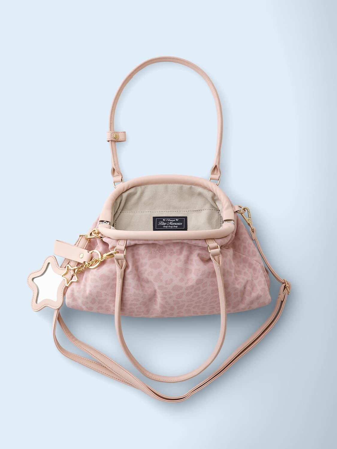 배드블루 덤플링백 레오파드 핑크 갸루 핀터 쥬시꾸뛰르 베메클 상품이미지1