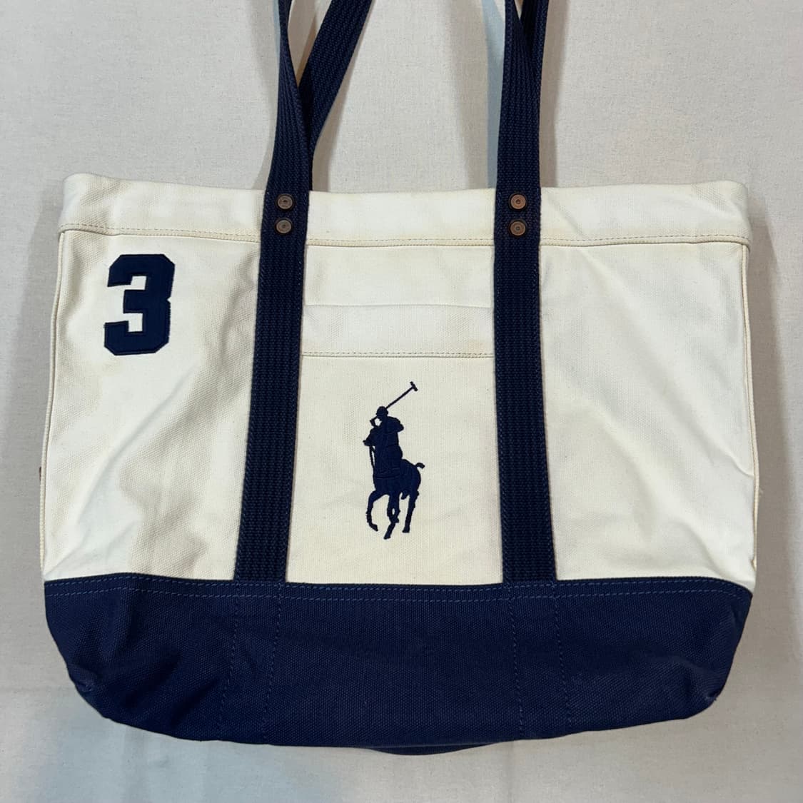 폴로 랄프로렌 빅포니 캔버스 토트백 숄더백 상품이미지2