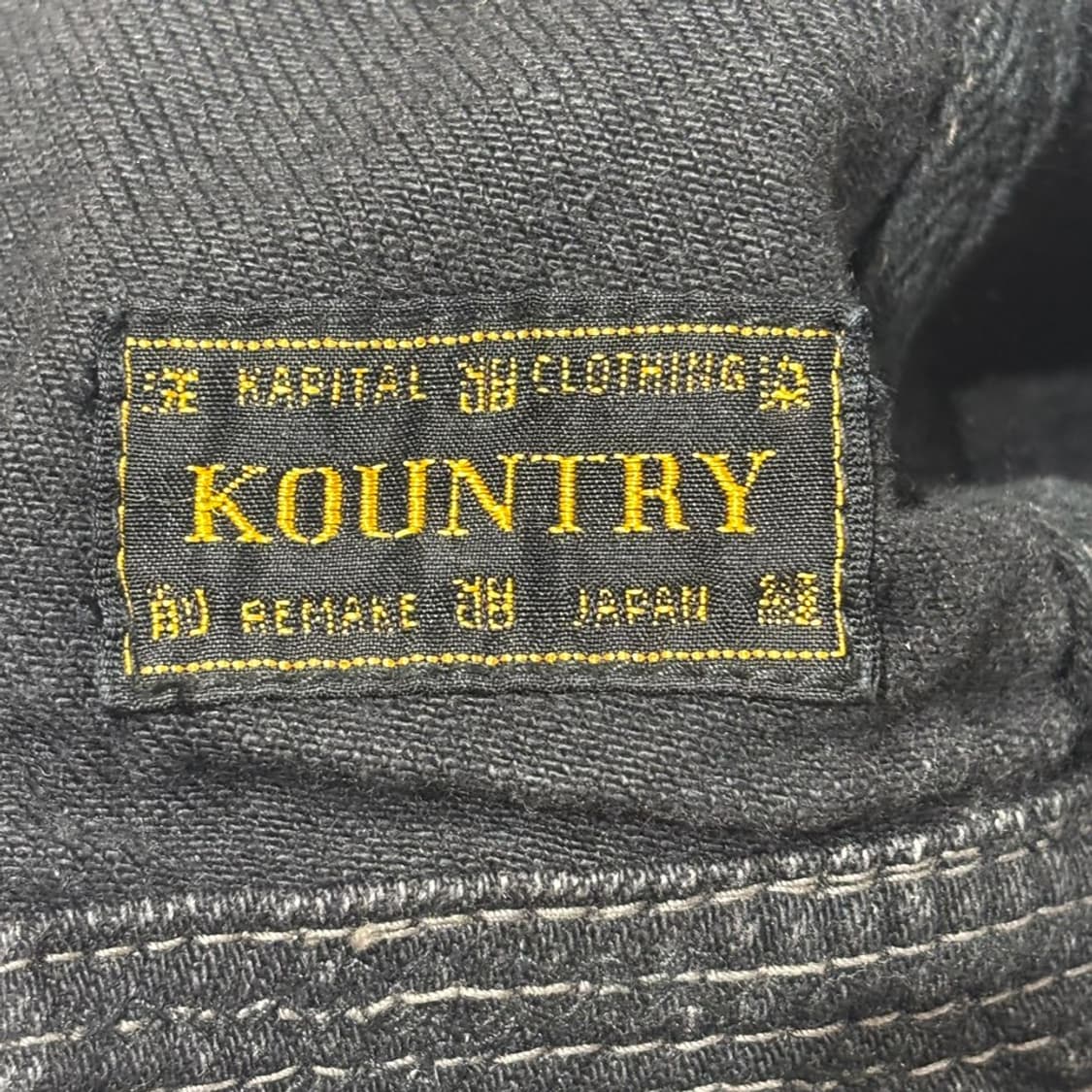 캐피탈 kapital 보로 캡 블랙 상품이미지5