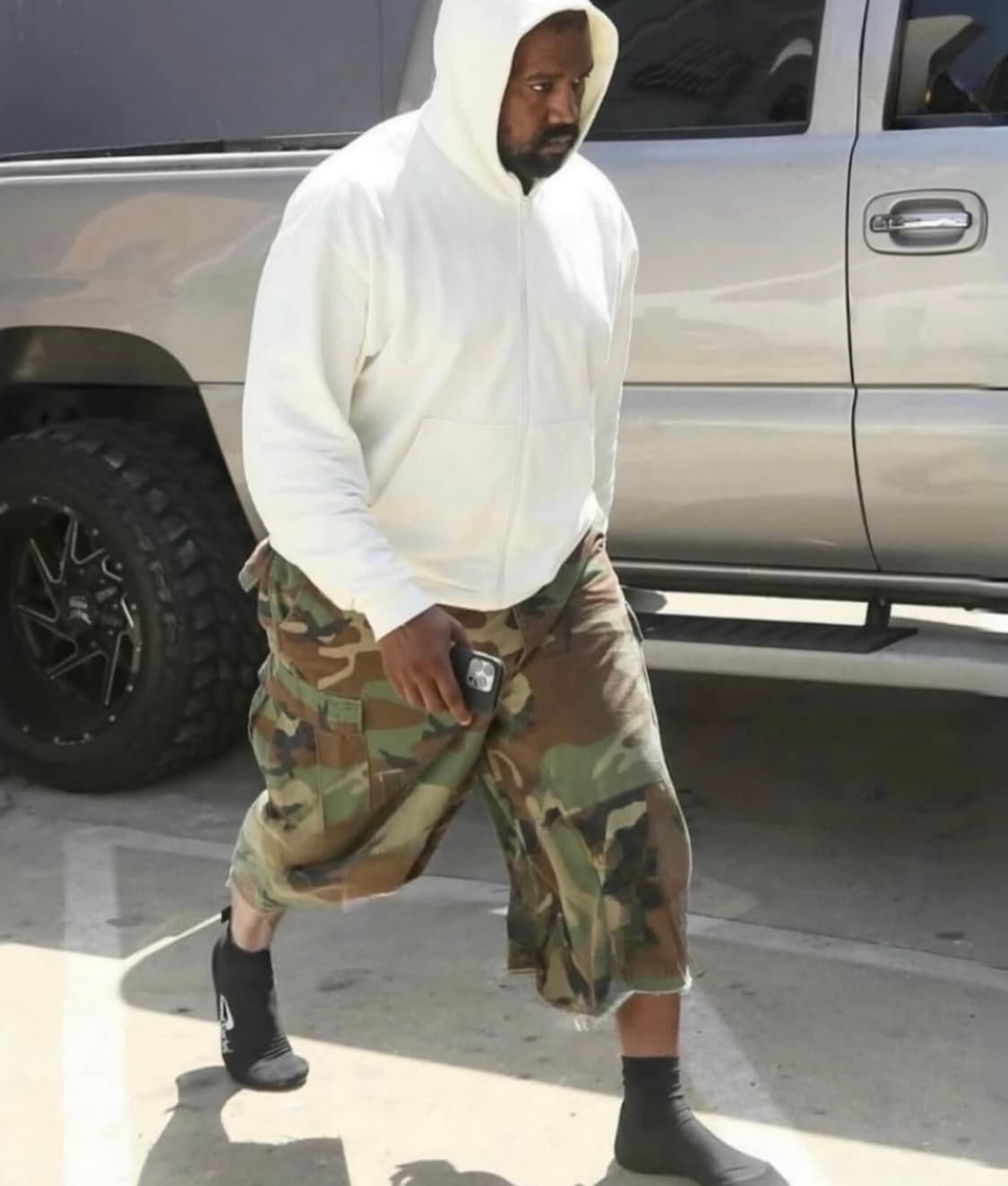 90s 러셀 빈티지 후드집업 화이트 XXL 상품이미지1