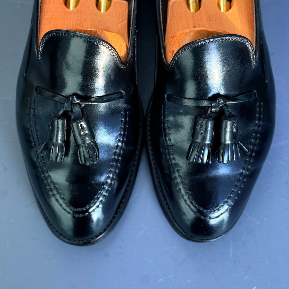 [9.5D] 알든 664 블랙 코도반 테슬 로퍼 상품이미지2