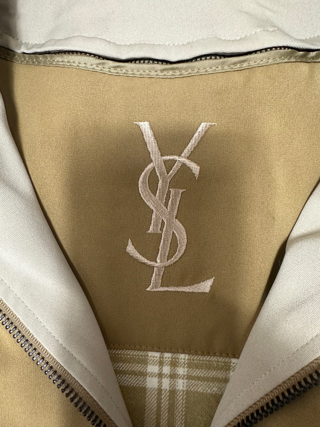 YSL 입생로랑 베이지 블루종 자켓 상품이미지6