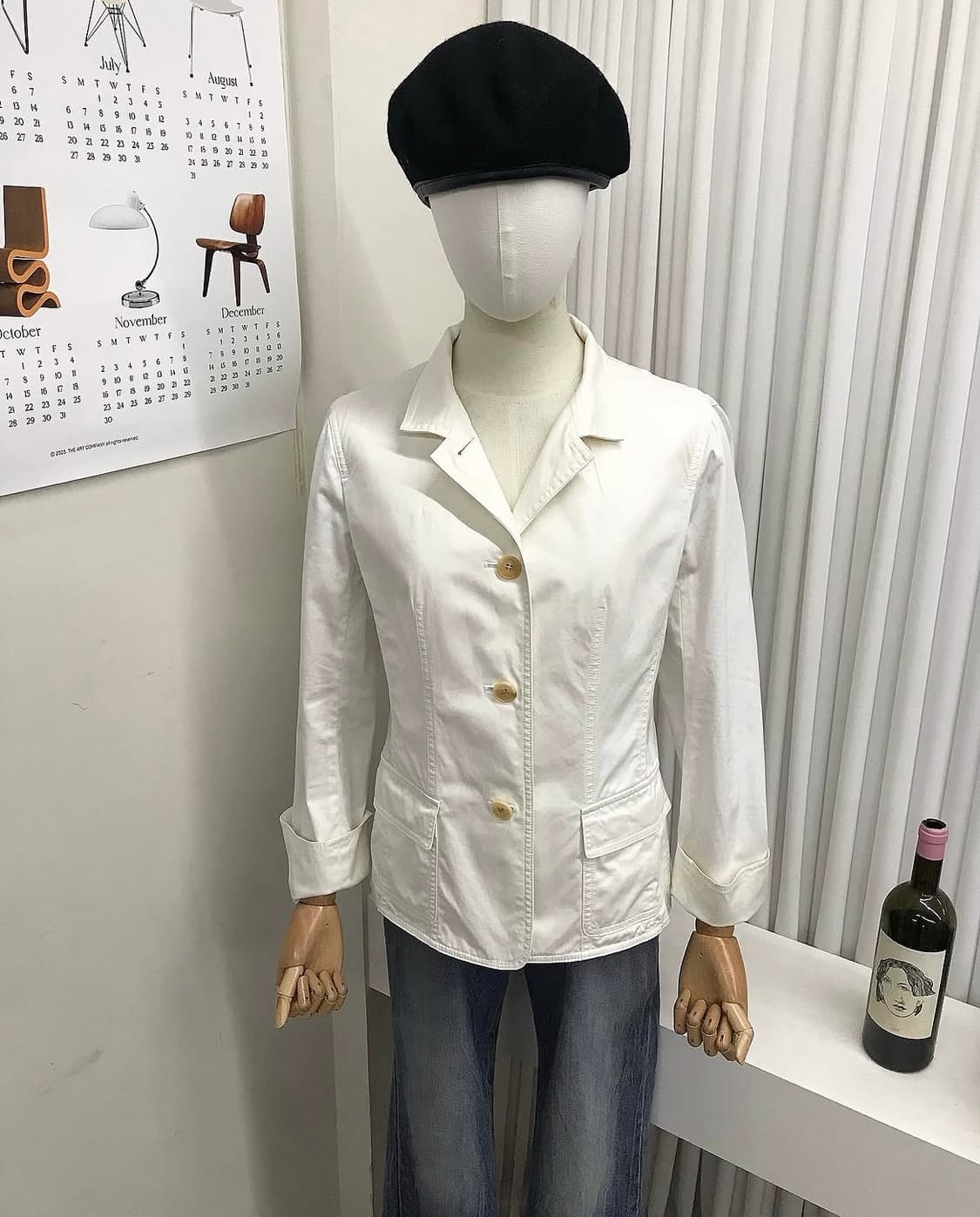 버버리 화이트 코튼 자켓 상품이미지7