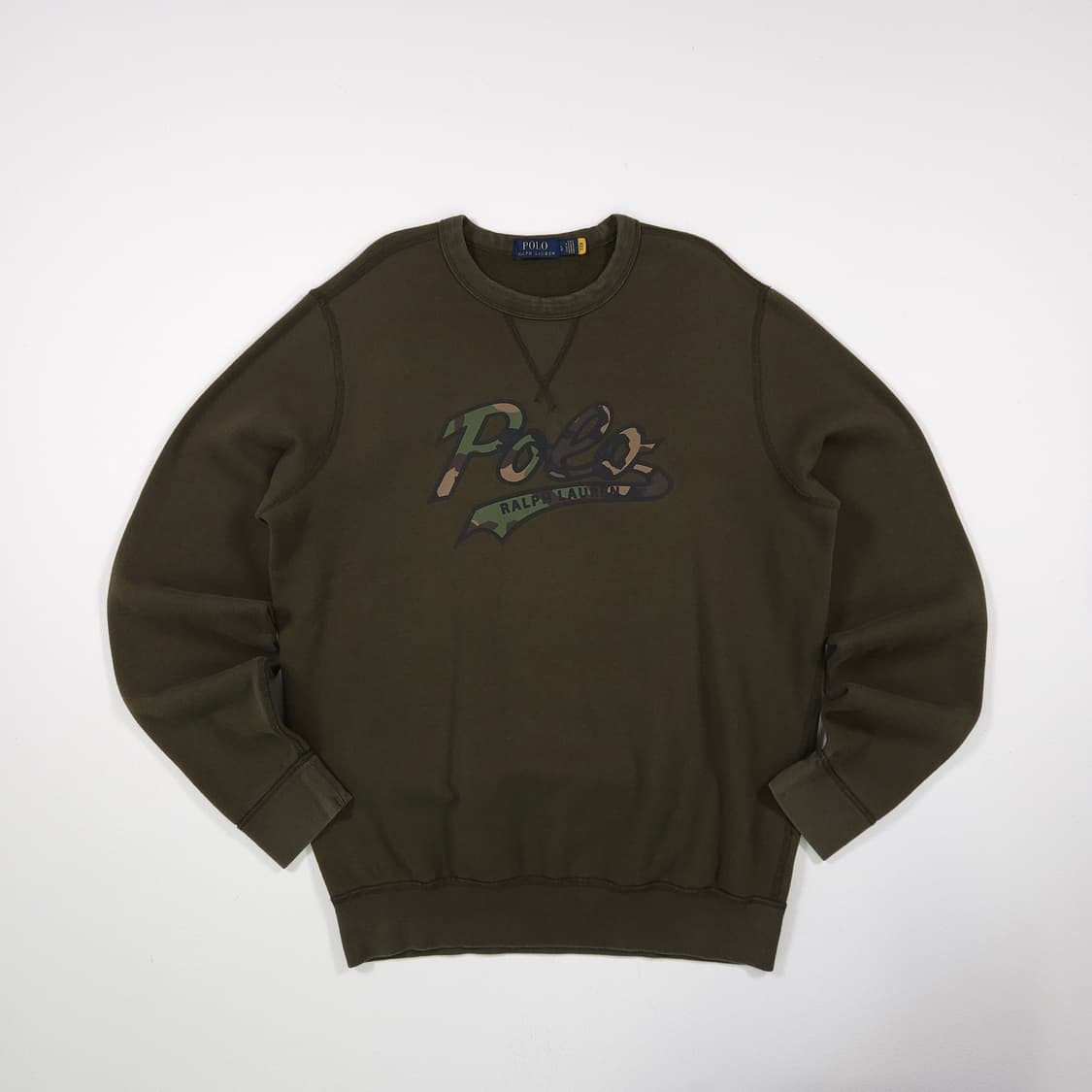 Polo 랄프로렌 카모 로고 맨투맨 상품이미지1