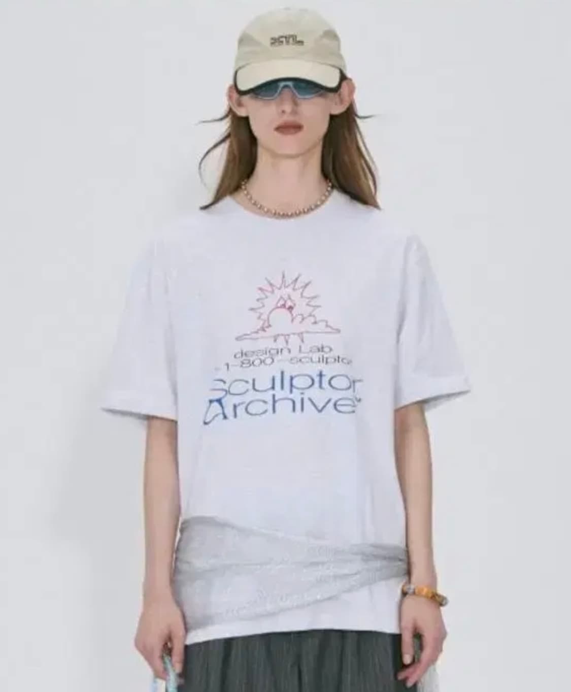 스컬프터 반팔 그레이 XL 상품이미지1