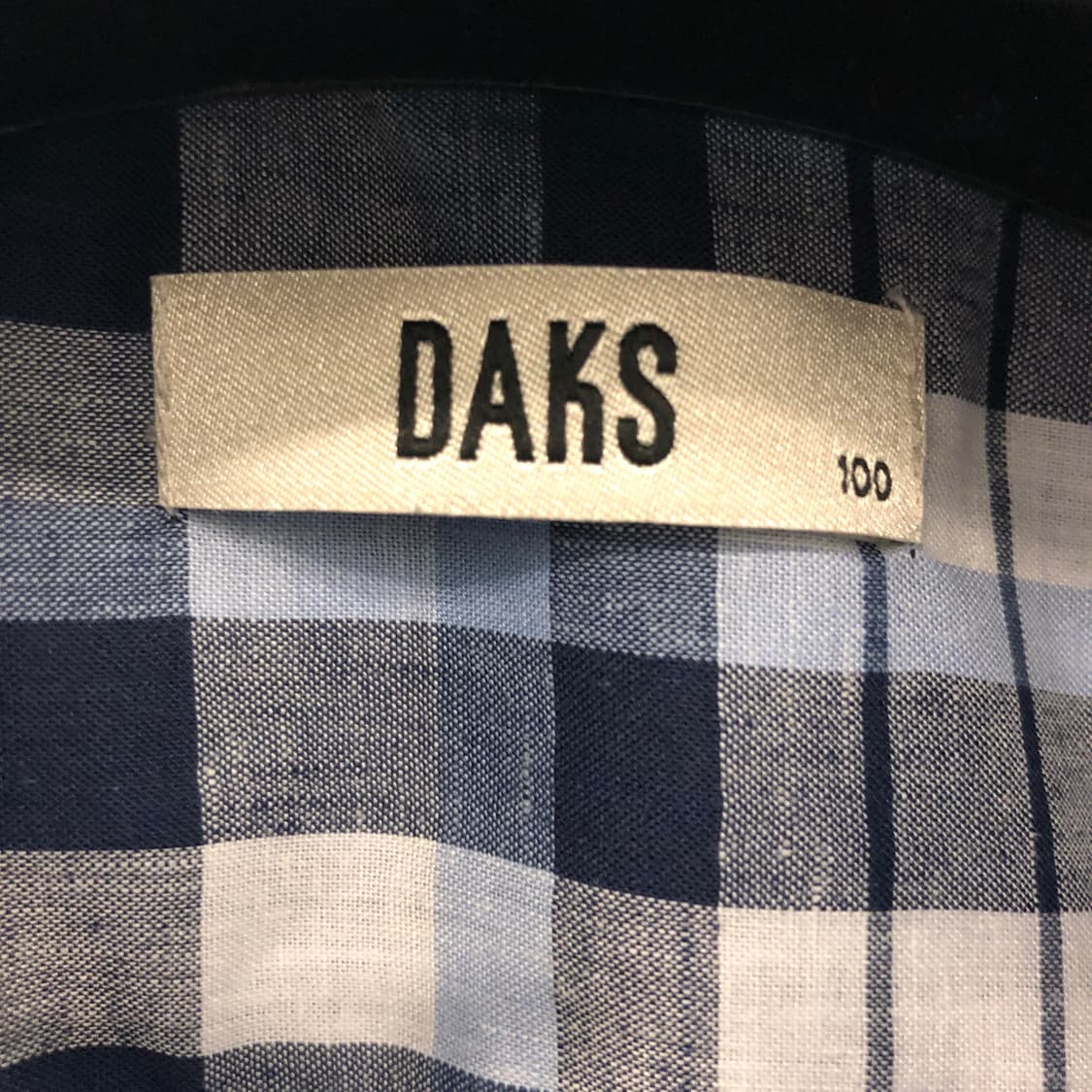DAKS 닥스 신형라벨 린넨 반팔셔츠 100 상품이미지5