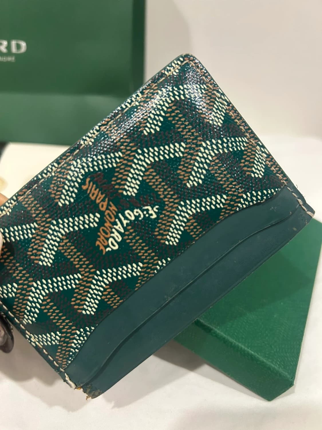 고야드 생쉴피스 그린 카드지갑 지갑 상품이미지2