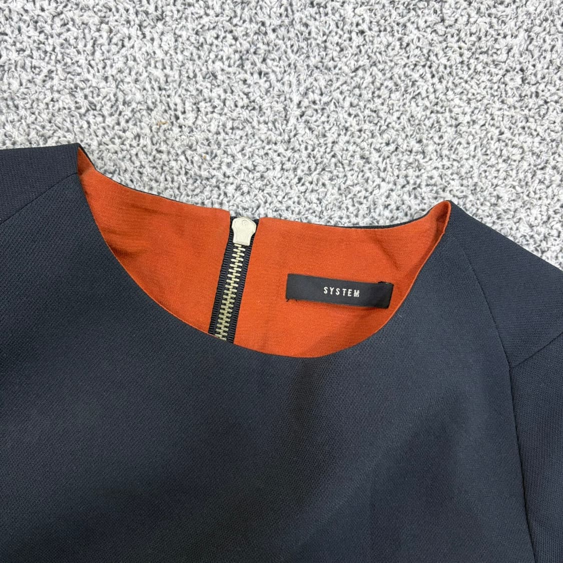 88 시스템 한섬 반팔 원피스 하객룩 0407J 상품이미지2