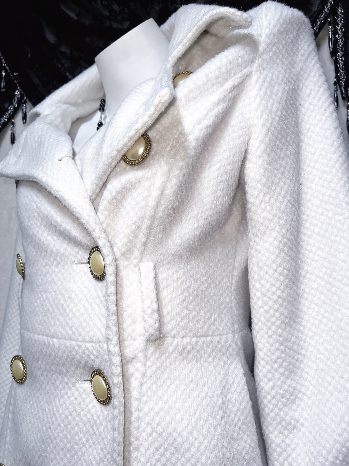 트랄라라 글리터 화이트코트 로맨틱갸루 로걀 히메 달천 라떼 핀터 리즈리사 상품이미지5