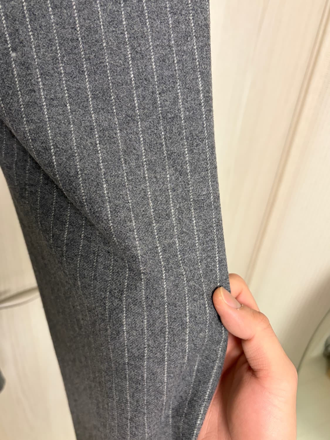 [2]  타일레 카나비 울 스트라이프 트라우저 상품이미지6