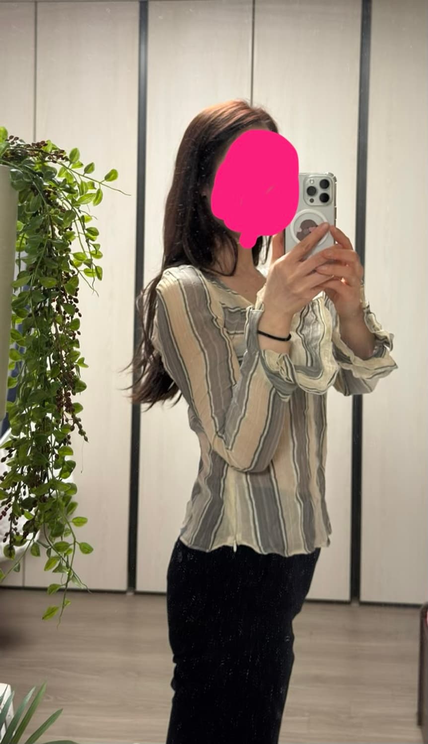 착샷-Istvan Francer 실크 블라우스 상품이미지7