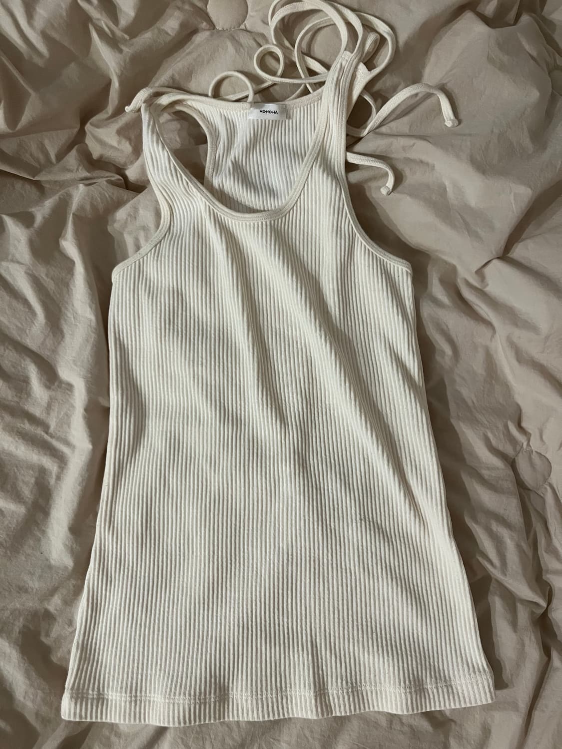 모노하 String sleeveless (ivory) 상품이미지2