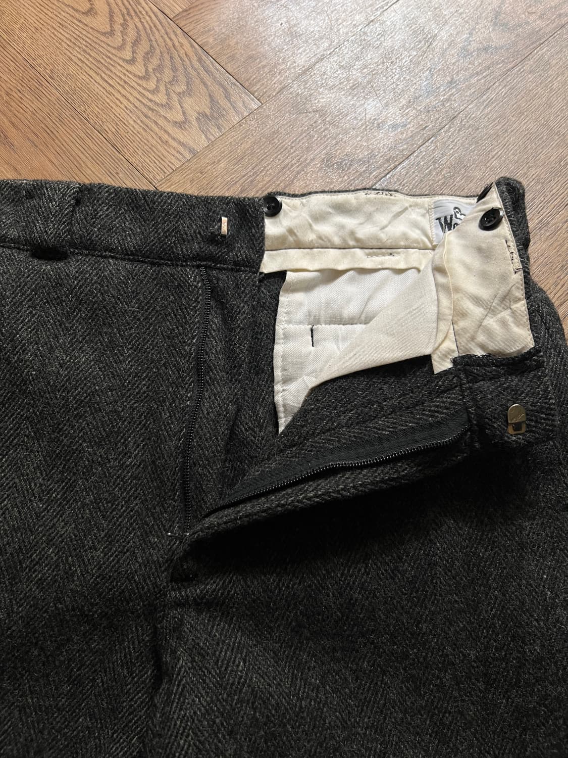 [32]80's 울리치 Made in USA 해링본 울 트라우저 팬츠 상품이미지3