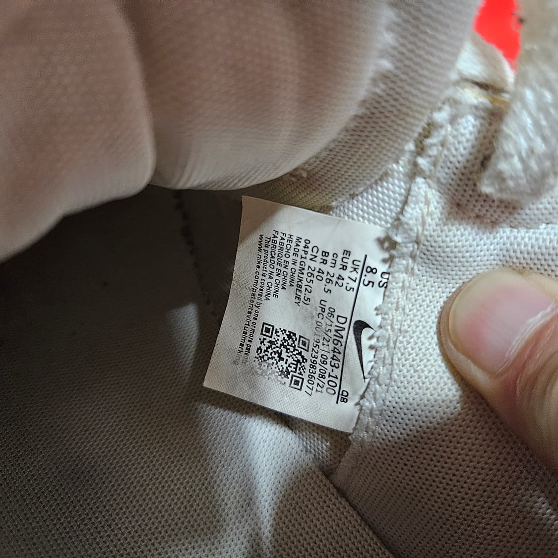 나이키 x 사카이 블레이져 로우 265 size 상품이미지9