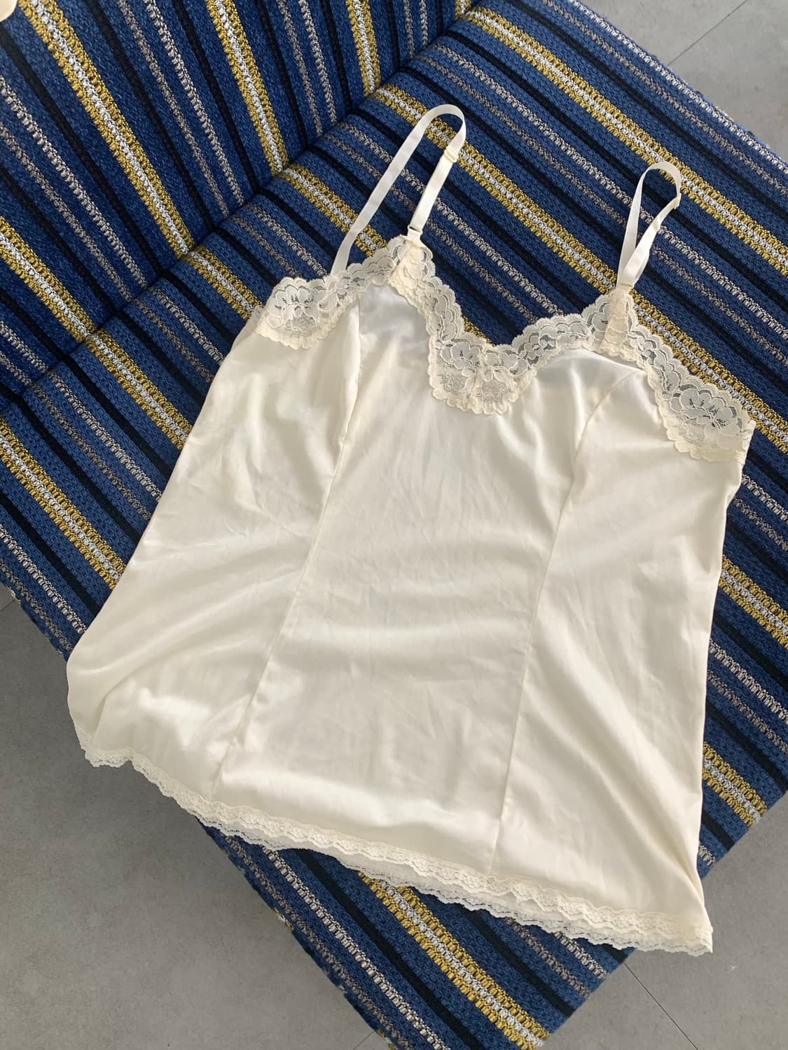 ivory lace slip top 상품이미지1