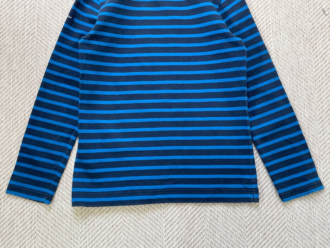 르미너 마린 스트라이프 보트넥 긴팔티셔츠  상품이미지7
