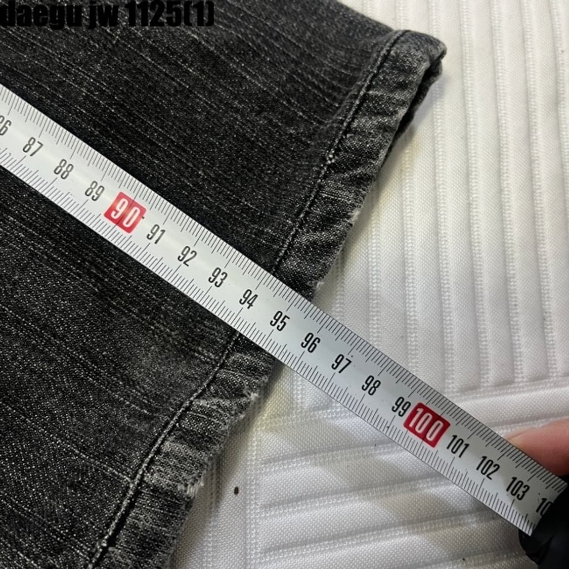 리바이스 505 흑청 데님팬츠 상품이미지9